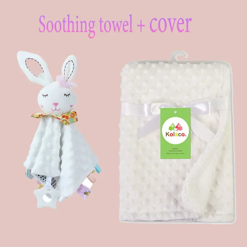 Doudou Couverture Personnalisée avec Prénom — Cadeau Naissance