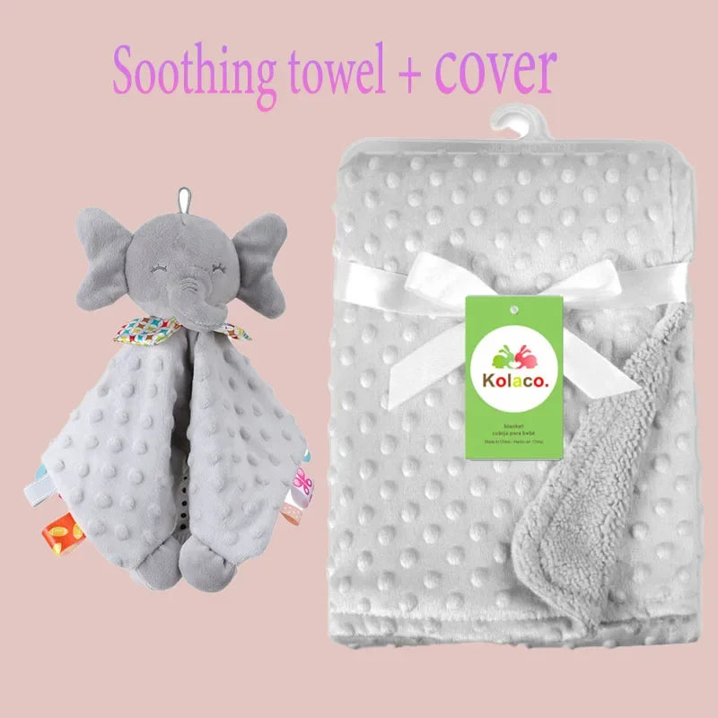 Doudou Couverture Personnalisée avec Prénom — Cadeau Naissance