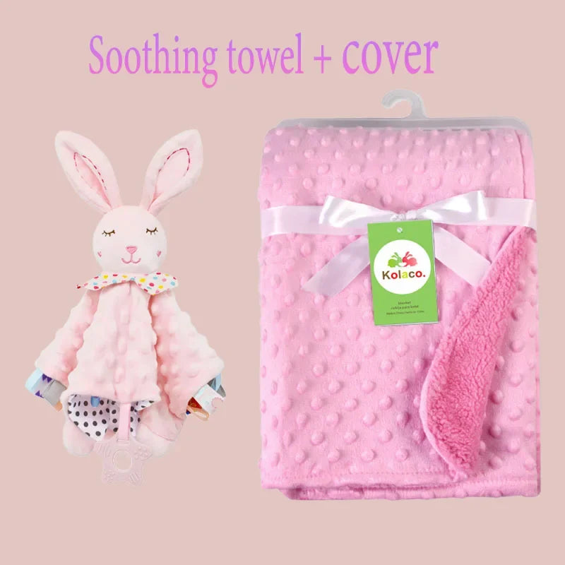 Doudou Couverture Personnalisée avec Prénom — Cadeau Naissance