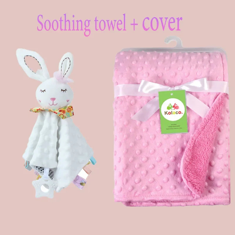 Doudou Couverture Personnalisée avec Prénom — Cadeau Naissance