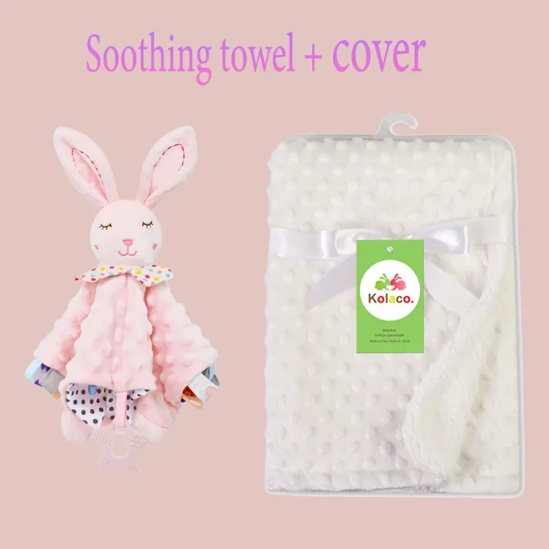 Doudou Couverture Personnalisée avec Prénom — Cadeau Naissance