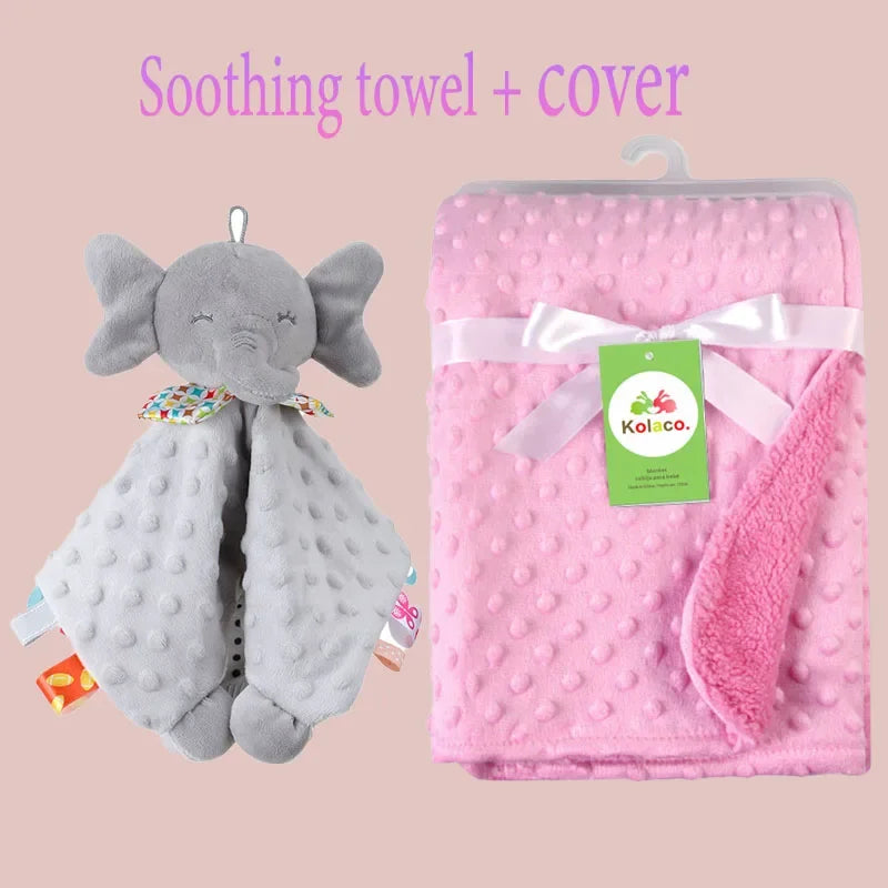 Doudou Couverture Personnalisée avec Prénom — Cadeau Naissance