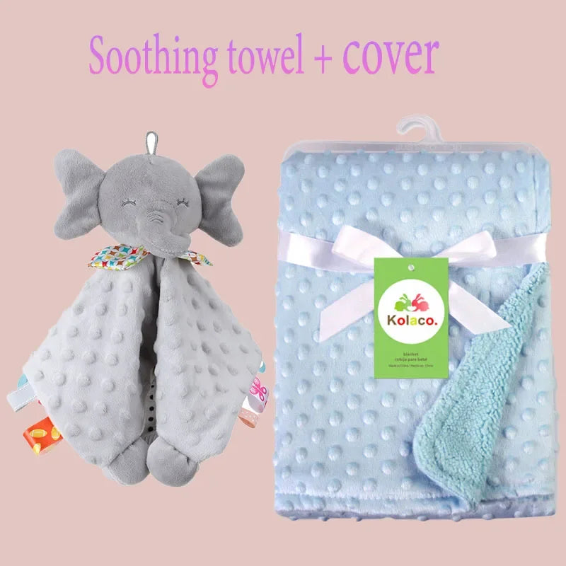 Doudou Couverture Personnalisée avec Prénom — Cadeau Naissance