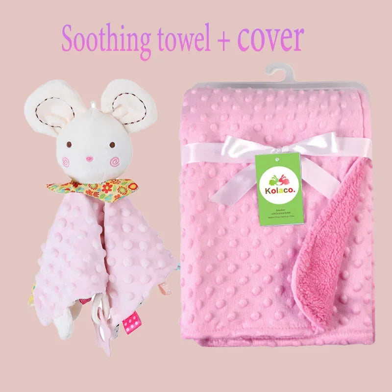 Doudou Couverture Personnalisée avec Prénom — Cadeau Naissance