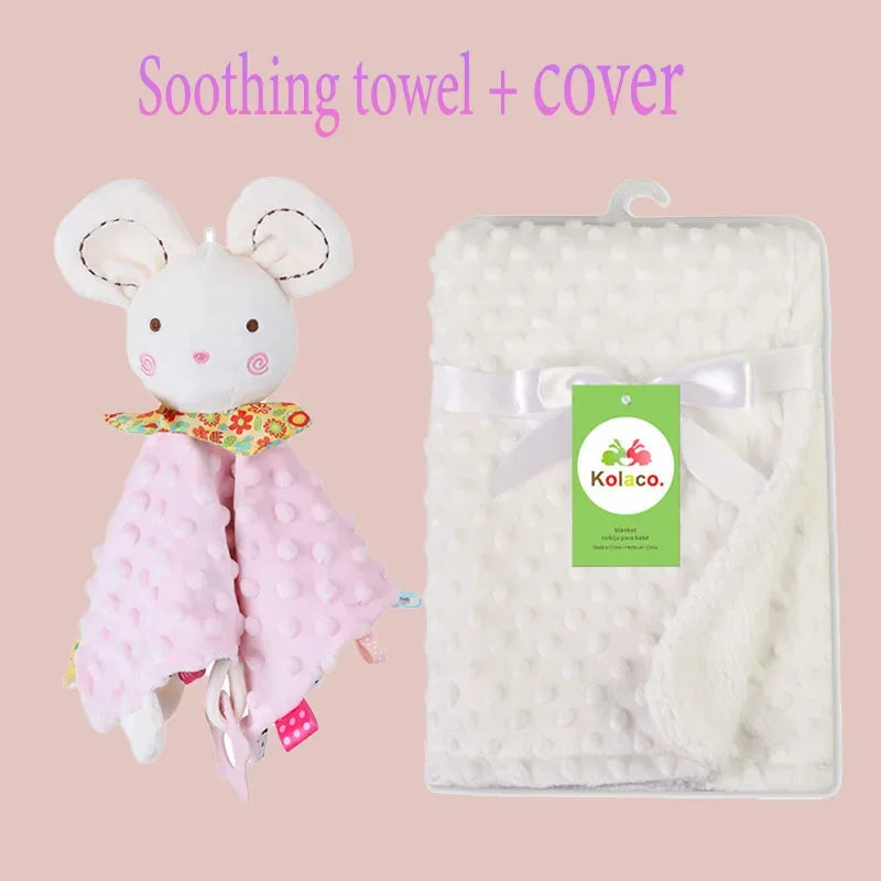 Doudou Couverture Personnalisée avec Prénom — Cadeau Naissance